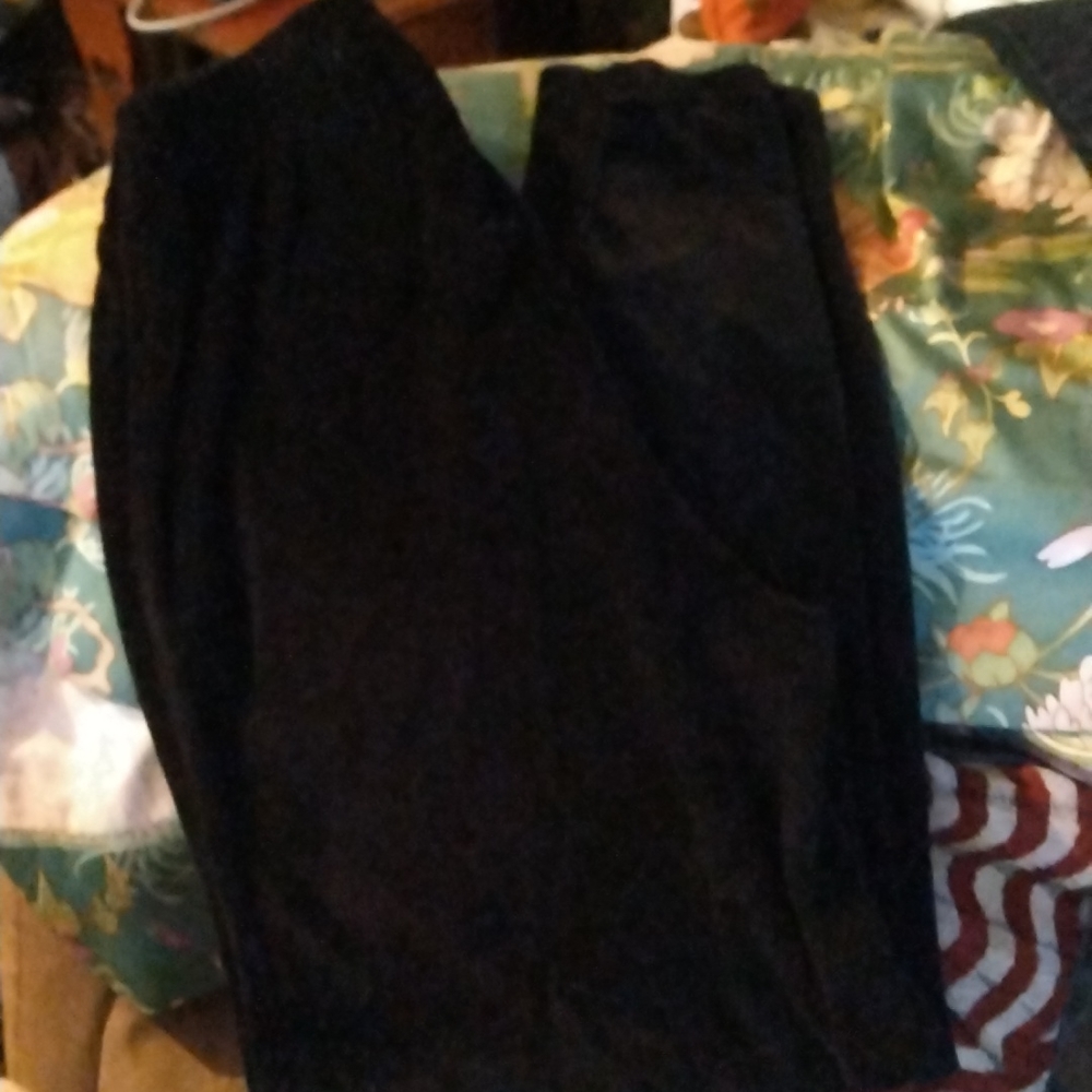 18/20P White Stag black  pull on Pants
